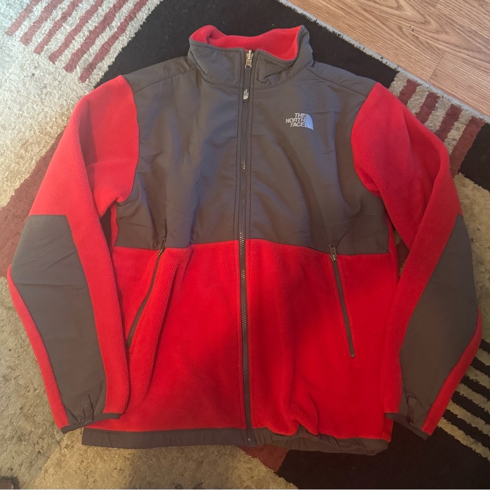 The North Face Boy's Performance Jacket in Red and Gray